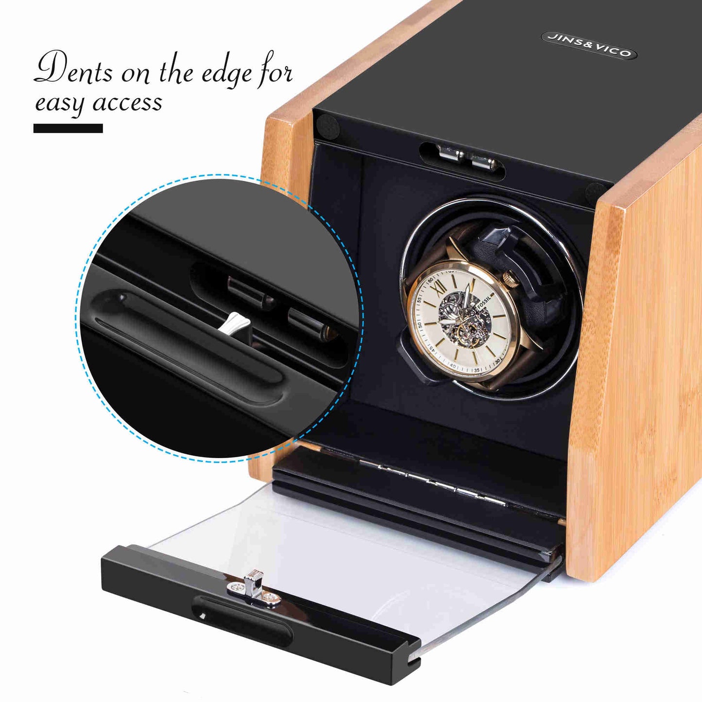 bamboo watch winder