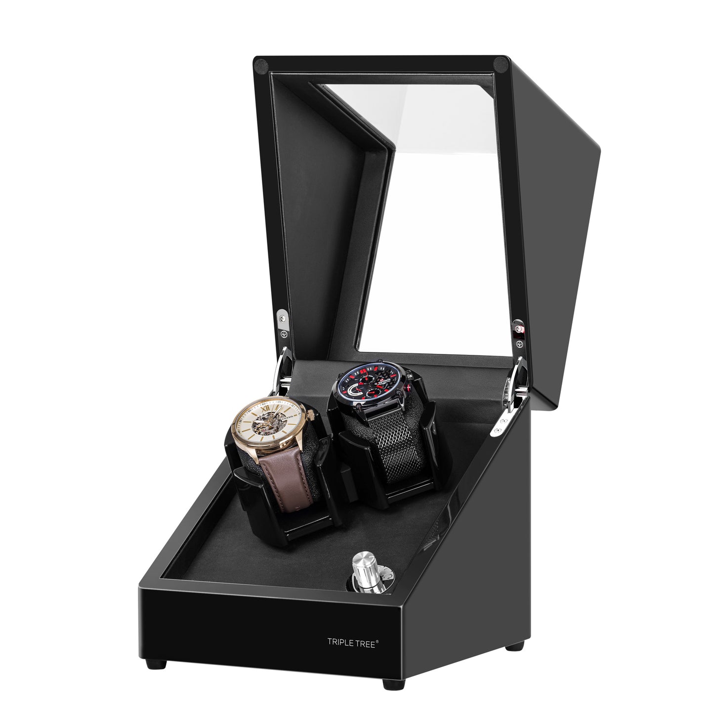 TRIPLE TREE 2+0 wood watch winder-main