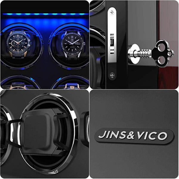 JINS&VICO 8+0 wooden watch winder-details