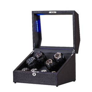 JINS&VICO 4+4 leather watch winder-open