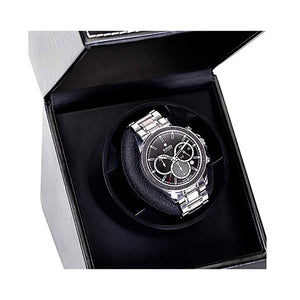 Single Leather Watch Winder for Automatic Watches with Quiet Motor, LLS