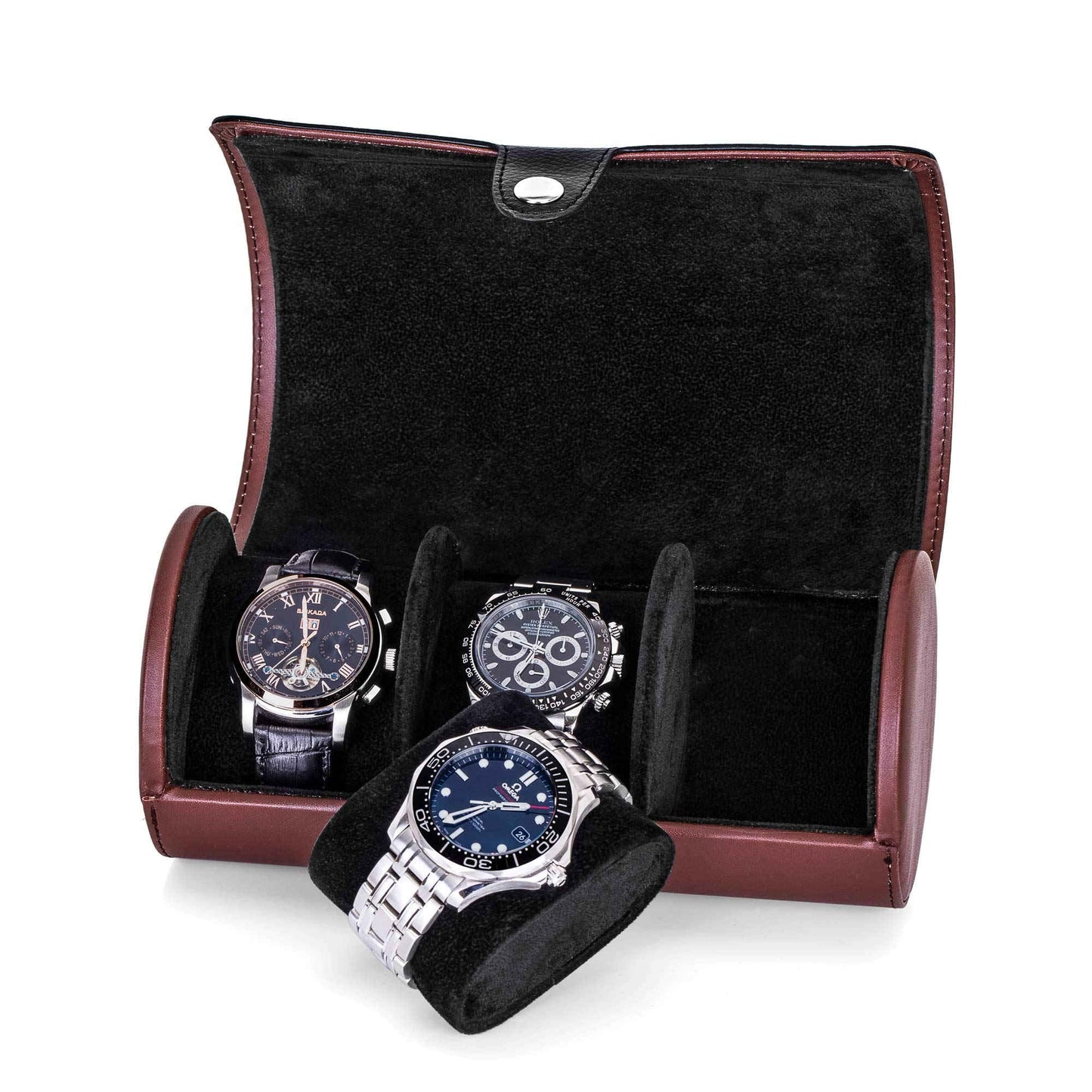 TRIPLE TREE丨Watch Roll Travel Watch Case for 3 Watches