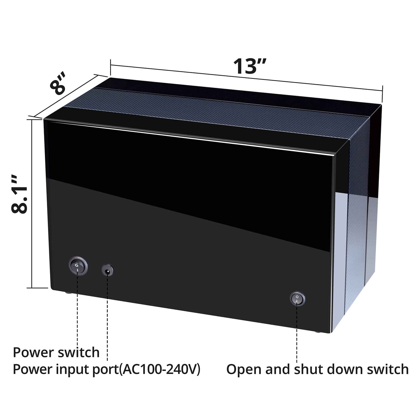 Watch Winder for 3 Watches with LCD Touchscreen Control, JINS&VICO