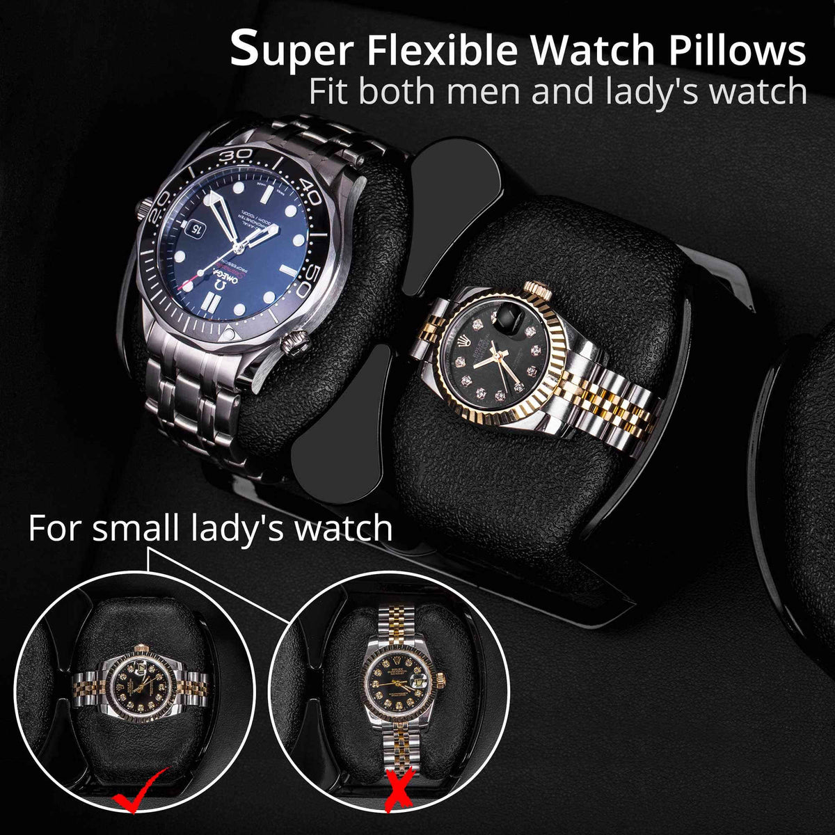 Flexible Memory Foam Watch Pillows